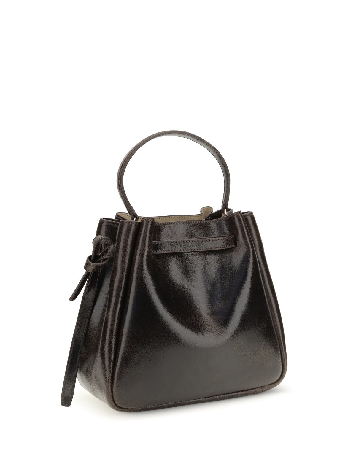 Tory Burch Romy Bucket Bag - Dark Brown