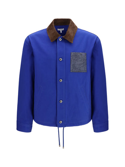 Loewe Cotton workwear Jacket - Blue