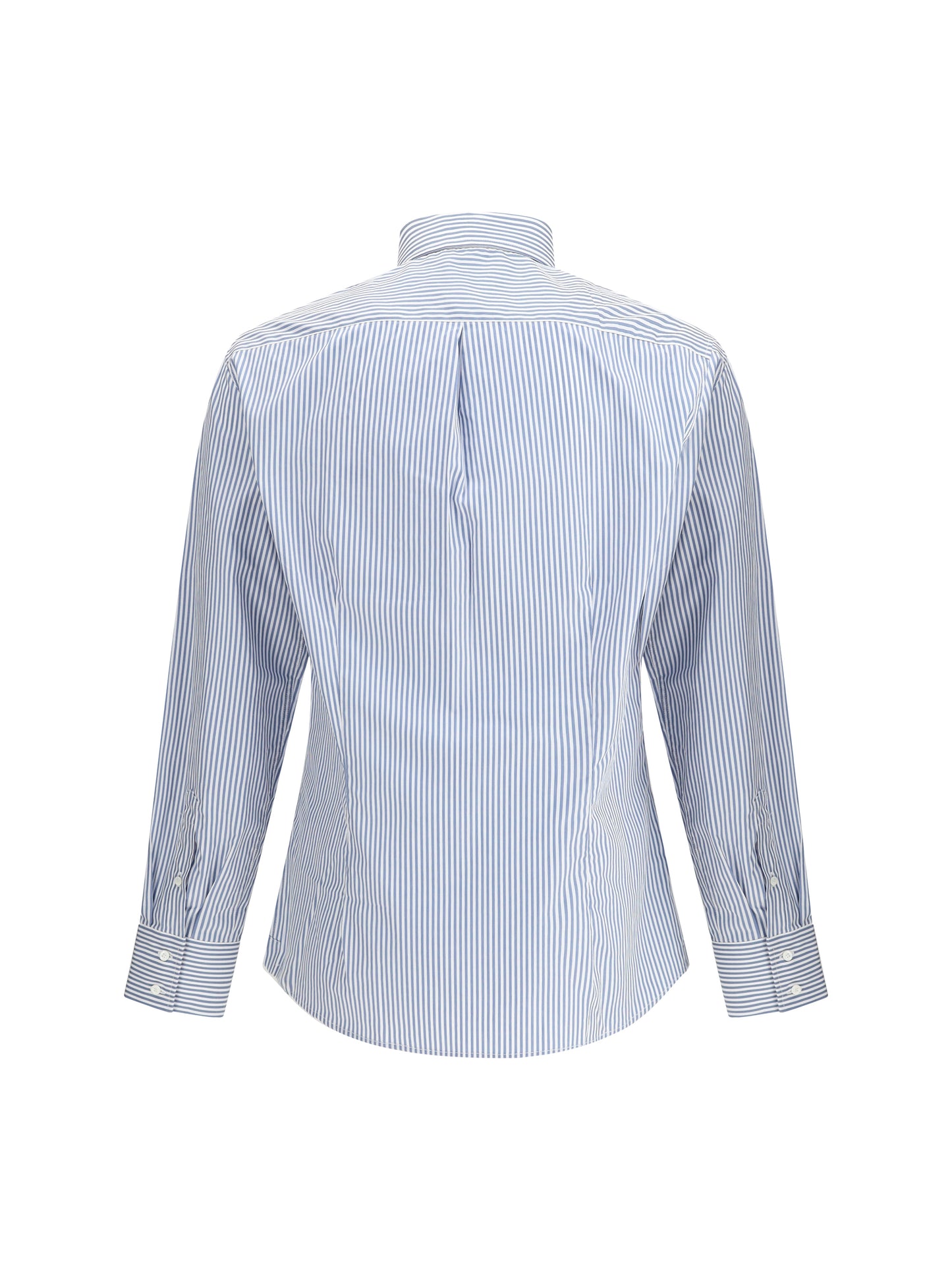 BRUNELLO CUCINELLI Striped long-sleeve Cotton Shirt