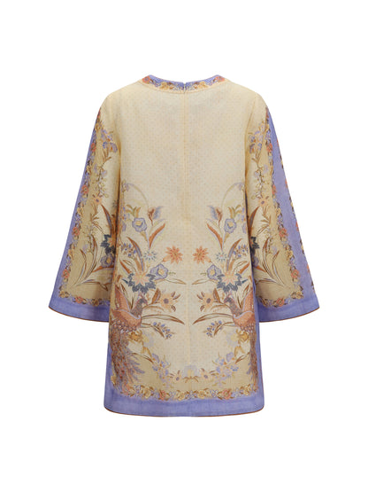 ZIMMERMANN Indra floral tunic Dress