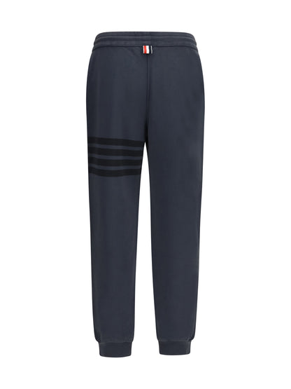 Thom Browne Loopback 4-Bar Track Pants - Charcoal
