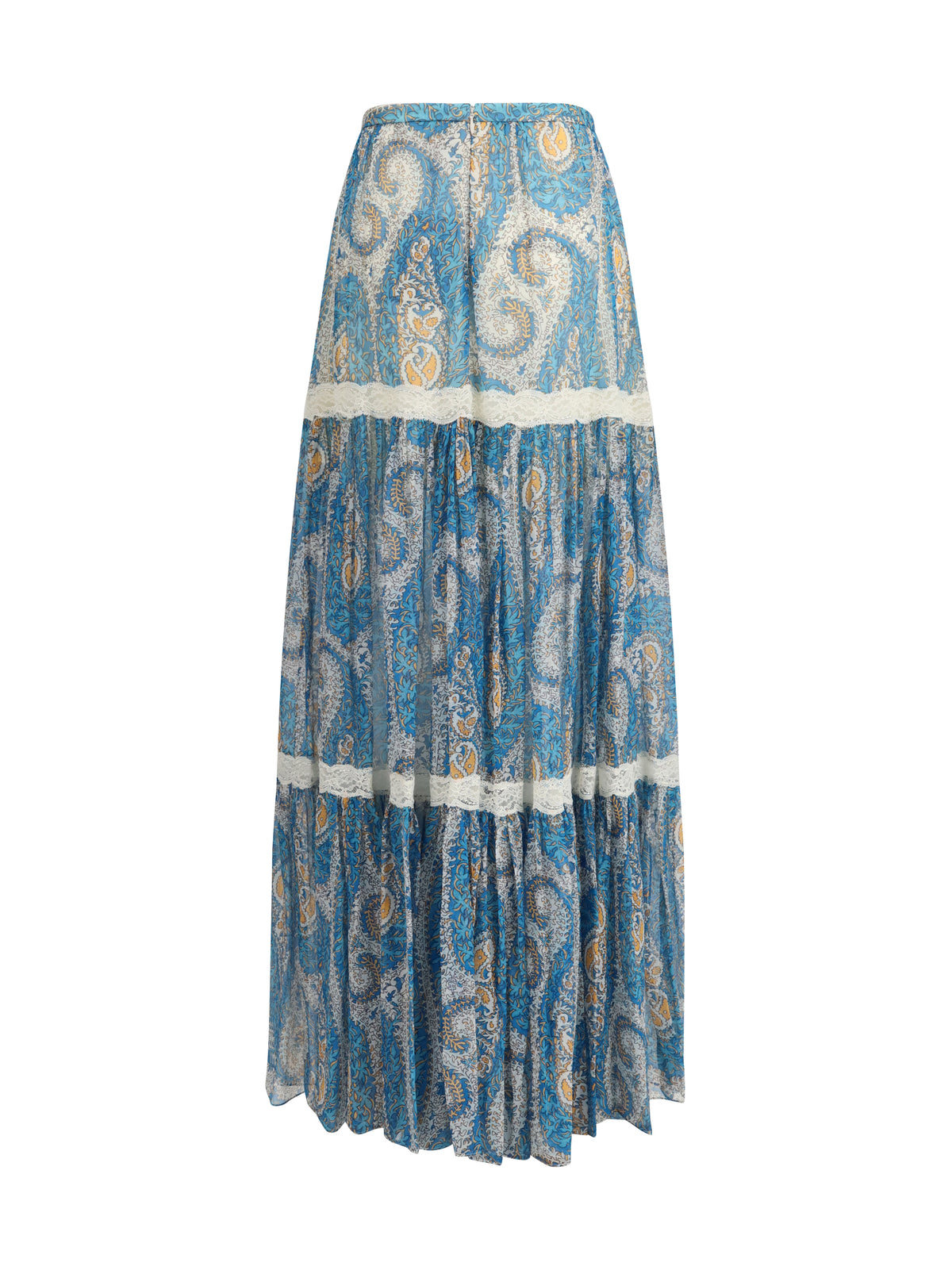 Etro Silk crepon maxi Skirt - X0809