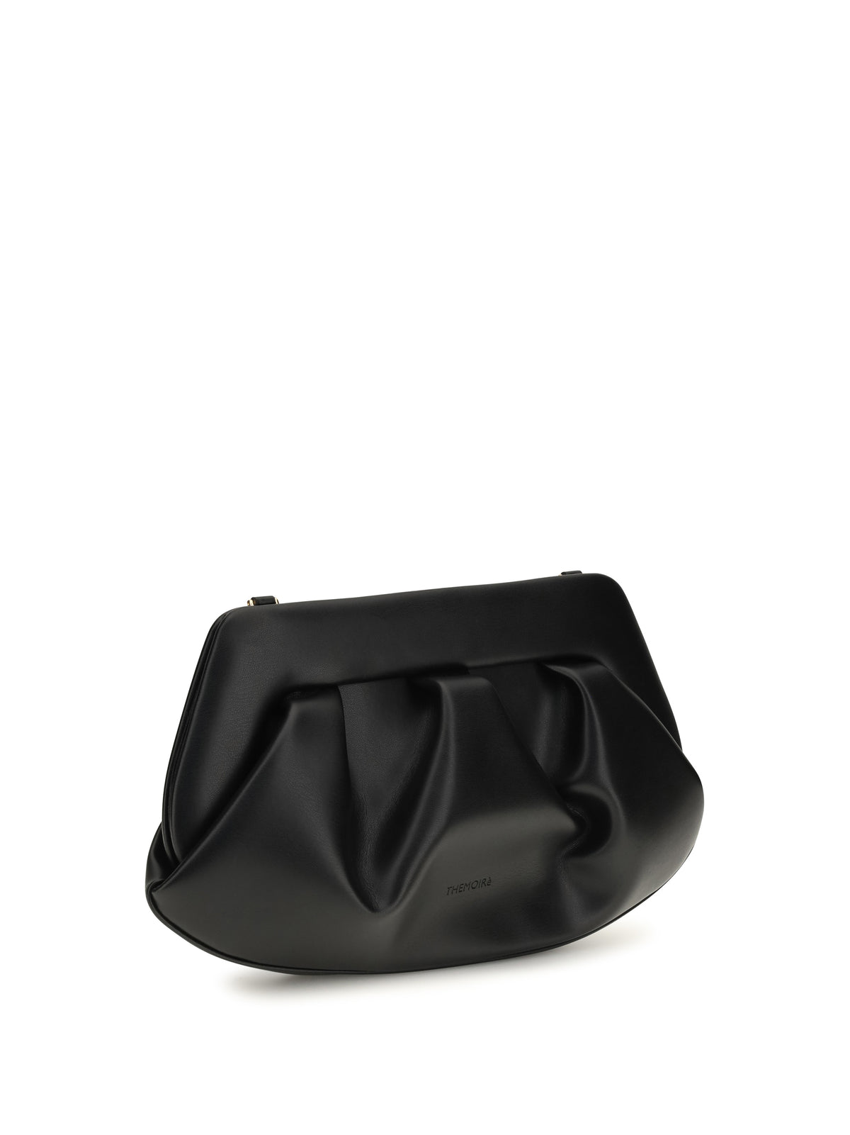 Themoirè Emera Bios Vegan leather Clutch - Jet Black