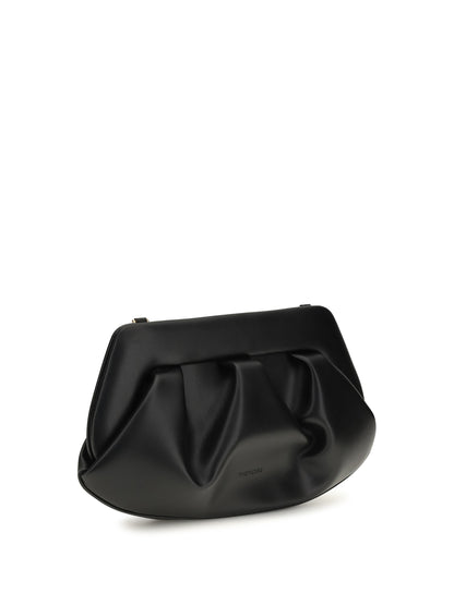 Themoirè Emera Bios Vegan leather Clutch - Jet Black