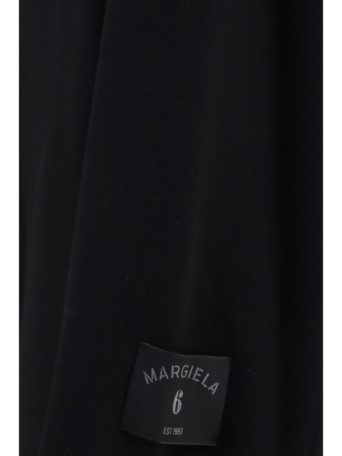MM6 Maison Margiela Double-face wool Coat - Black