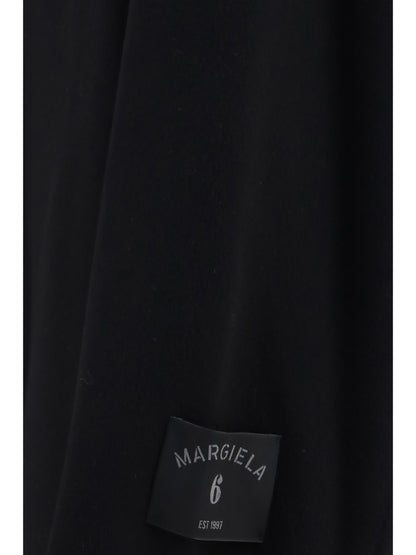 MM6 Maison Margiela Double-face wool Coat - Black
