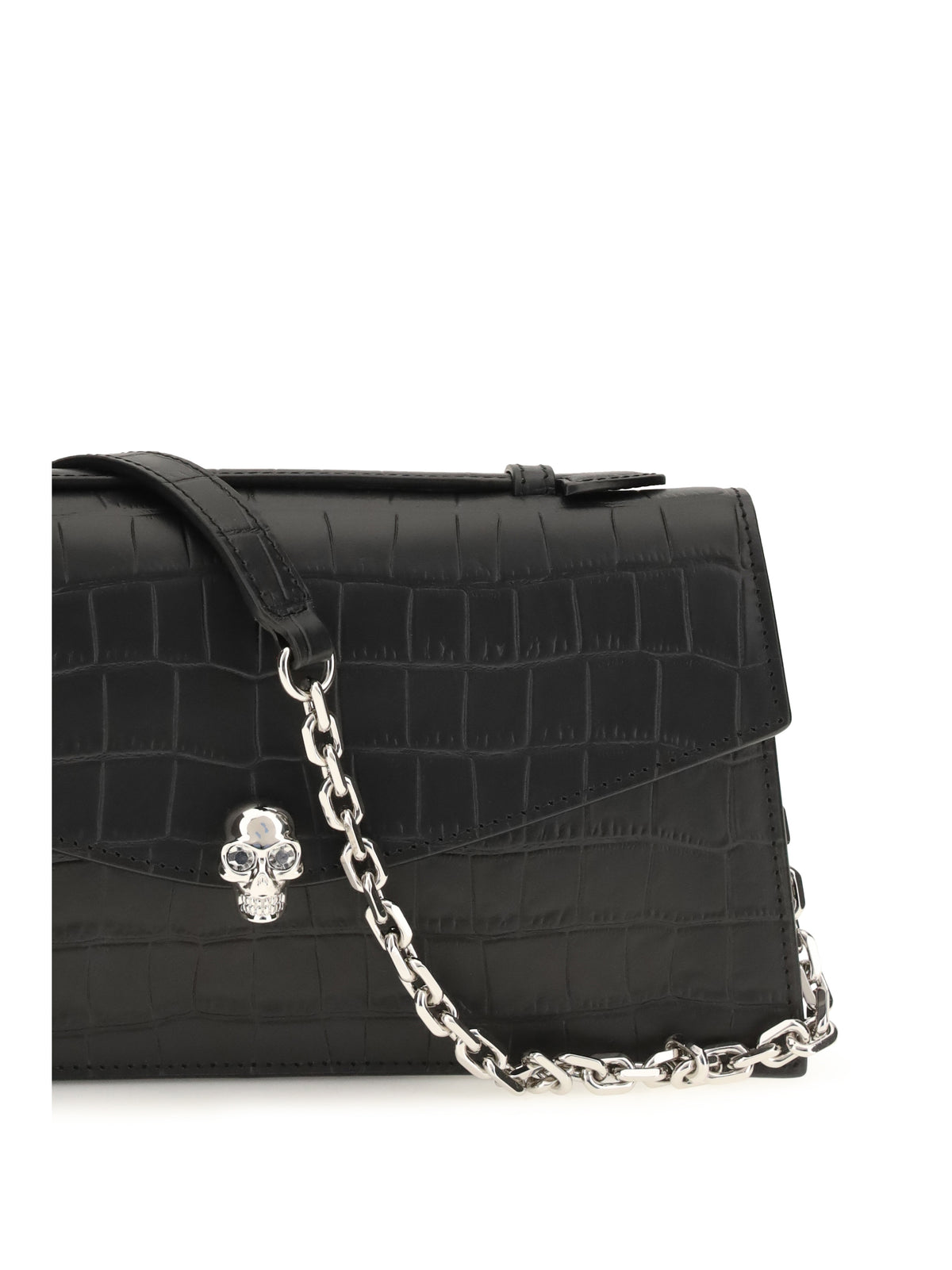 Alexander Mcqueen Skull Handbag - Black/Silver