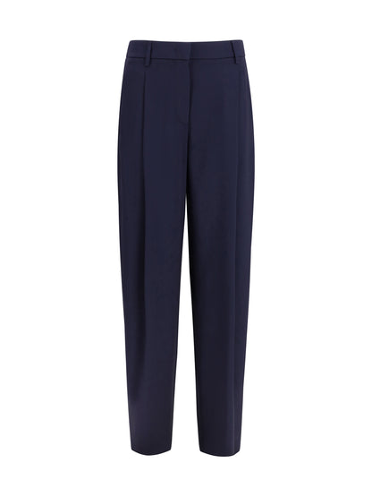 GIORGIO ARMANI Pleated silk Pants