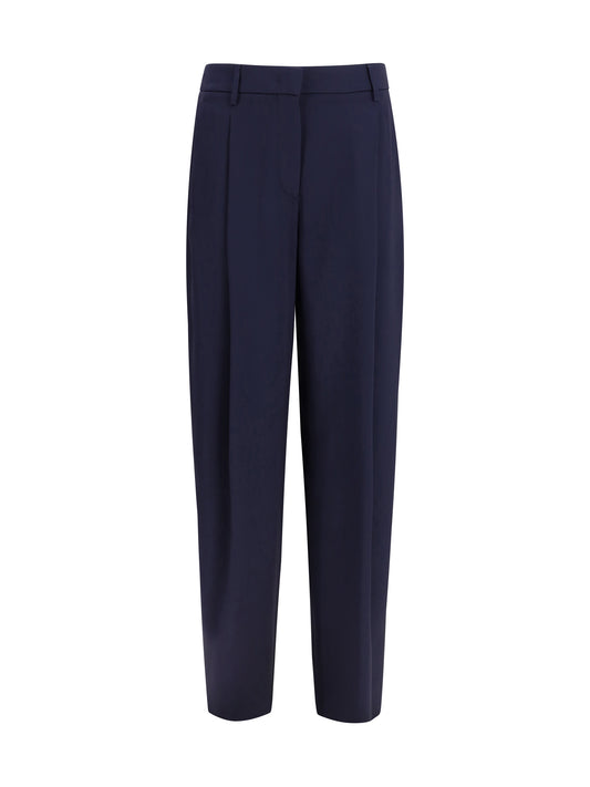 GIORGIO ARMANI Pleated silk Pants
