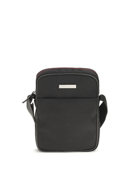 Gucci Small Tag Shoulder Bag - Black Black/Black