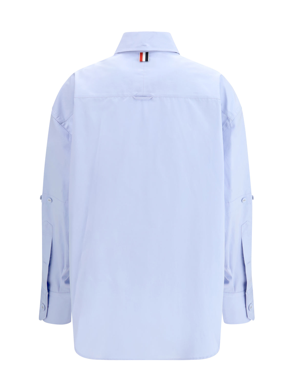 Thom Browne Oversized cotton Shirt - Light Blue