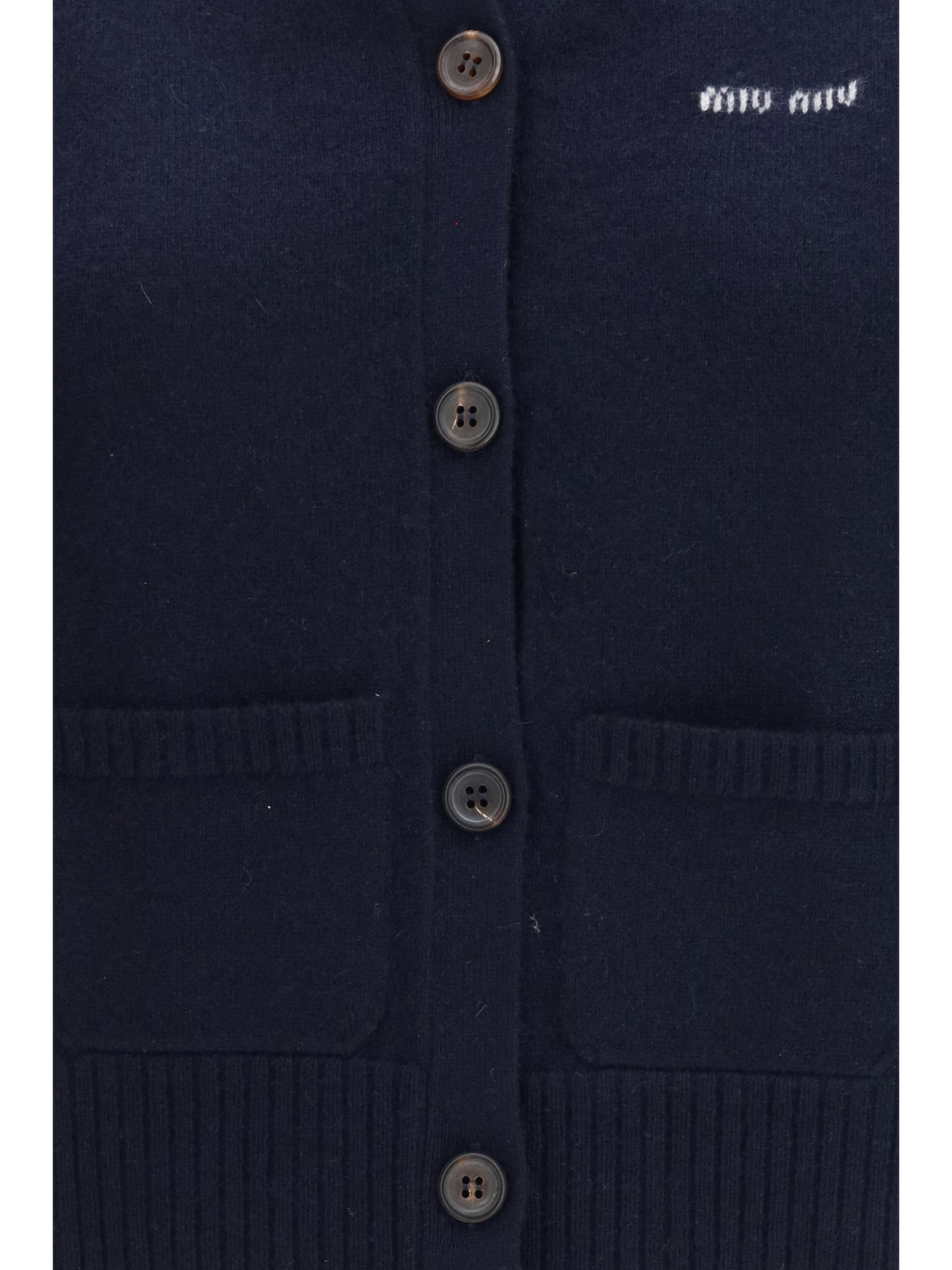 Miu Miu Cashmere cardigan Vest - Bleu
