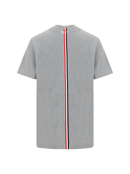 THOM BROWNE Short sleeve cotton T-shirt