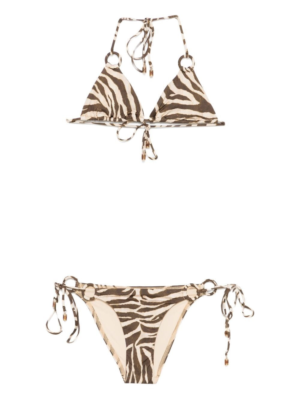 Zimmermann Wanderlust Bikini With Print - Animal Print