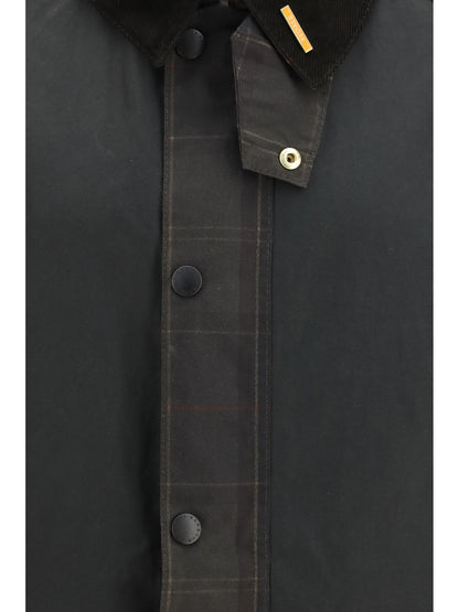 Barbour Icons Patch Bedale waxed Jacket - Sage