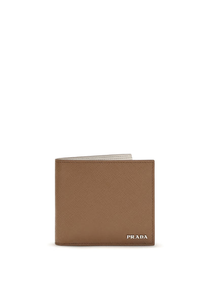 Prada Leather Wallet - Cuoio+Talco