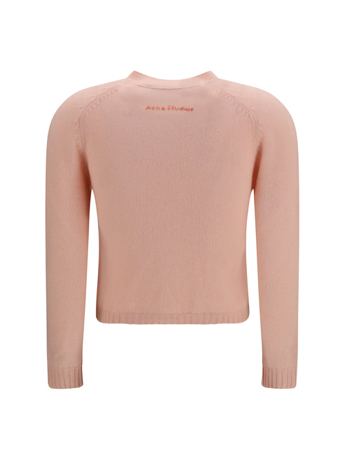 Acne Studios Cashmere V-neck Cardigan - Light Rose Pink