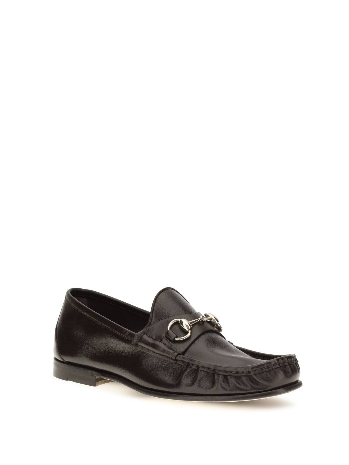 Gucci Lugano leather Loafers - Cocoa