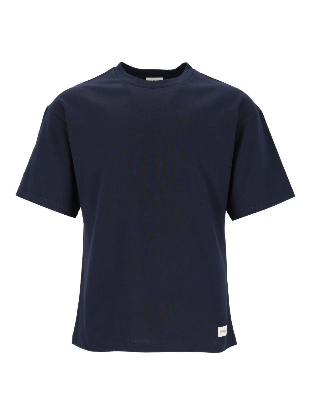 Saint Laurent Oversized Cotton T-Shirt By Saint Laurent - Blue