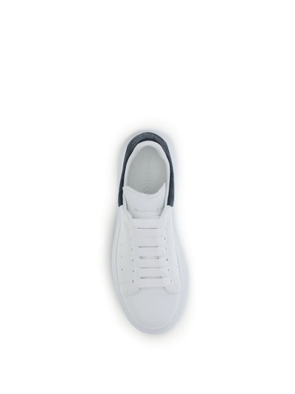Alexander Mcqueen Oversized leather Sneakers - White/Blue Grey
