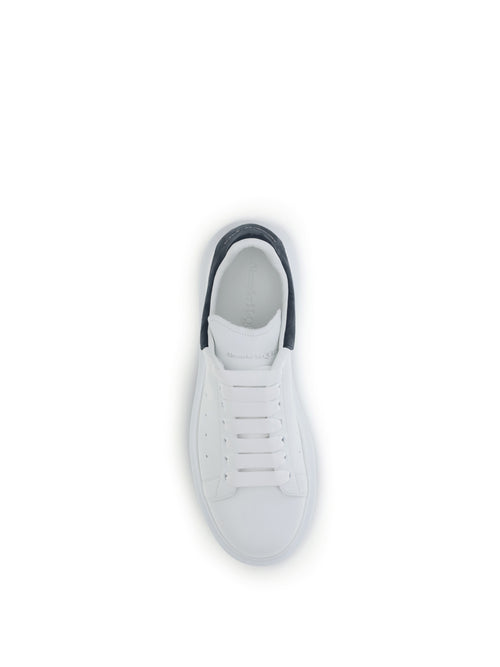 Alexander Mcqueen Oversized leather Sneakers - White/Blue Grey