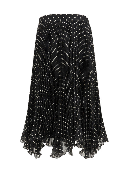 VALENTINO Polka-dot silk Skirt