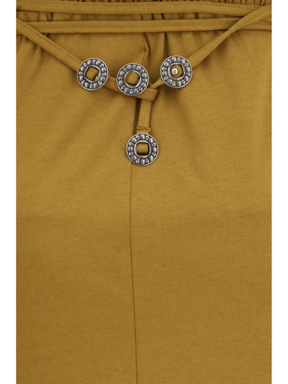 PINKO Midi Dress with a cut-out detailing