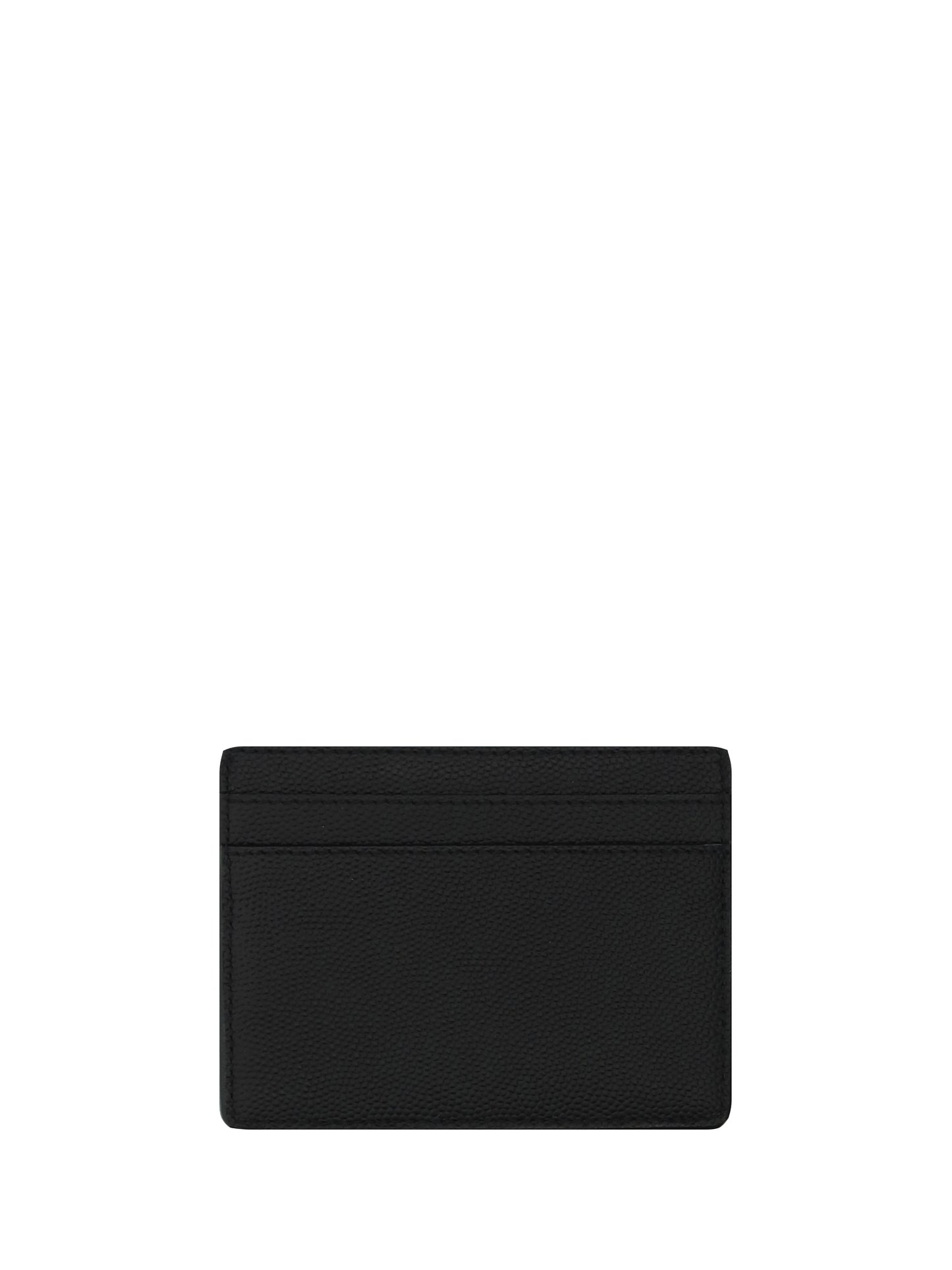 SAINT LAURENT Grain De Poudre leather Cardholder