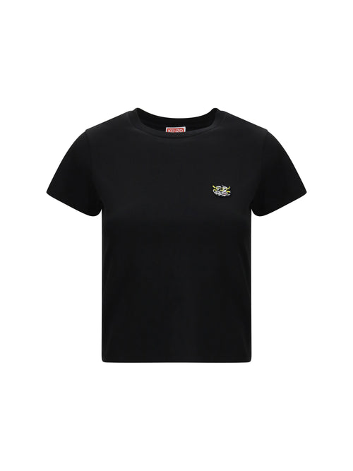 Kenzo Cotton T-shirt with the embroidered “Wild Tiger” - Black