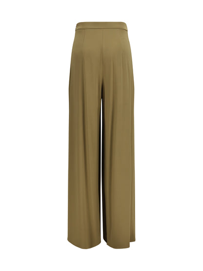 Max Mara Pure Viscose technical jersey Pants - Deserto
