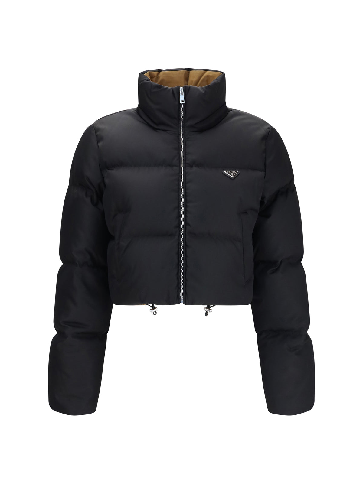 Prada Short Re-Nylon down Jacket - Black