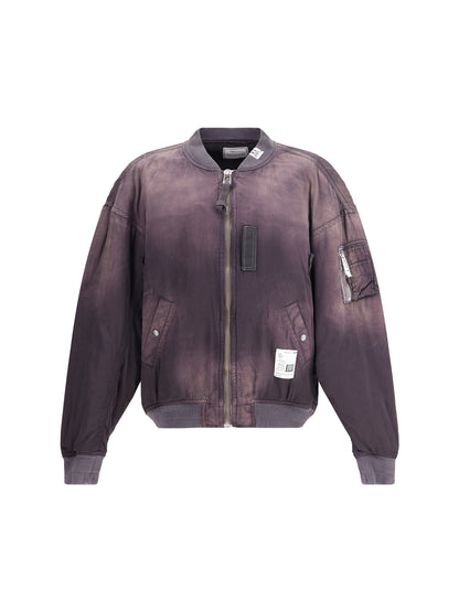 Maison Mihara Yasuhiro Aged Flight Jacket - Black