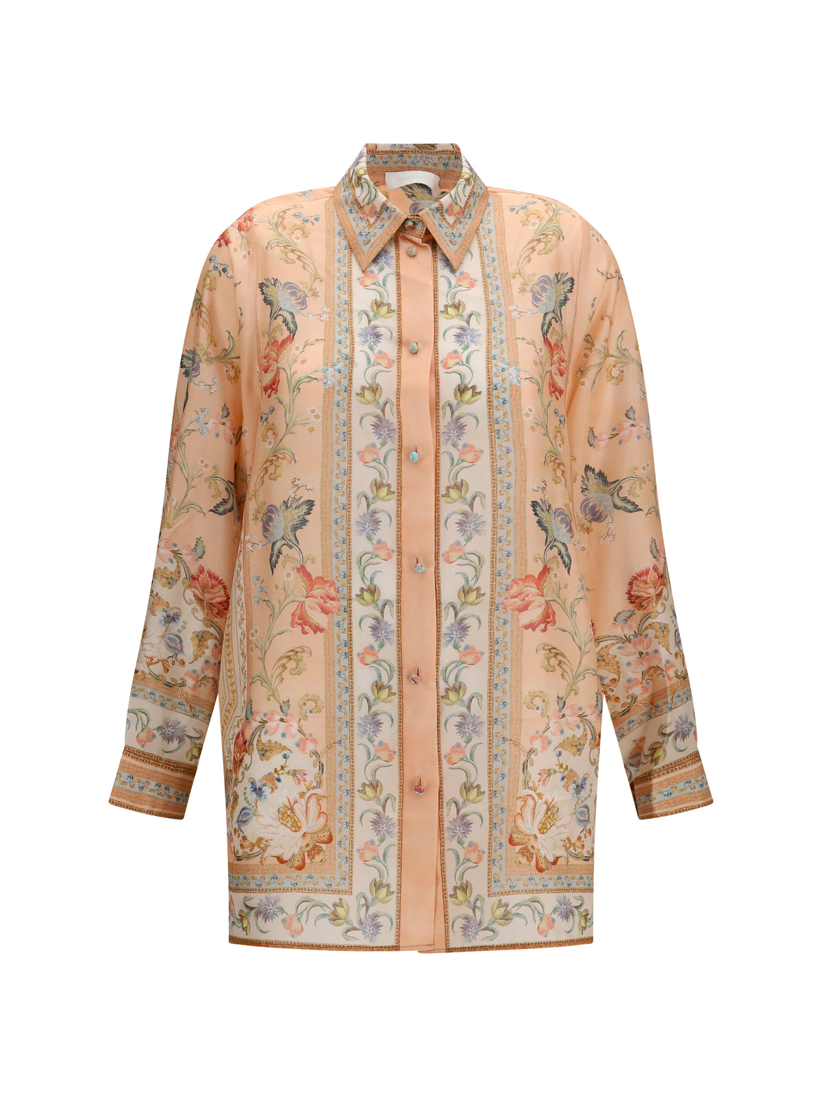 Zimmermann Roselight Shirt - Pink Tapestry Floral