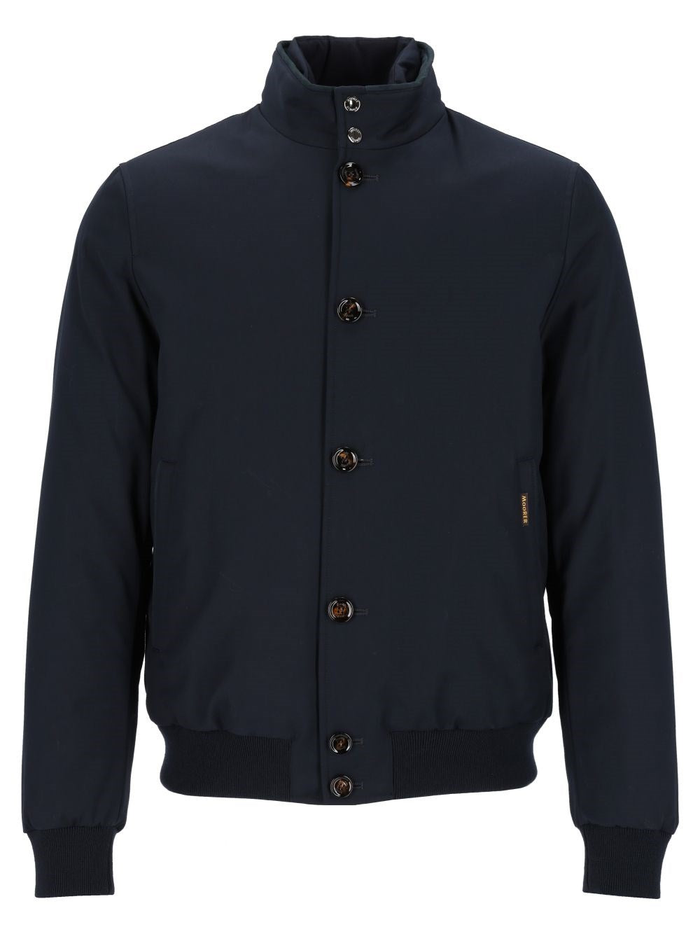 Moorer "Janos" Bomber Jacket In Technical Fabric - Blue
