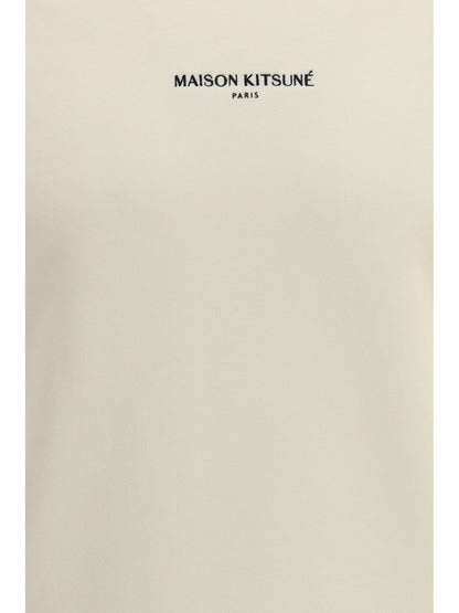 Maison Kitsuné Maison Kitsuné Paris Comfort Sweatshirt in cotton fleece - Noble Beige