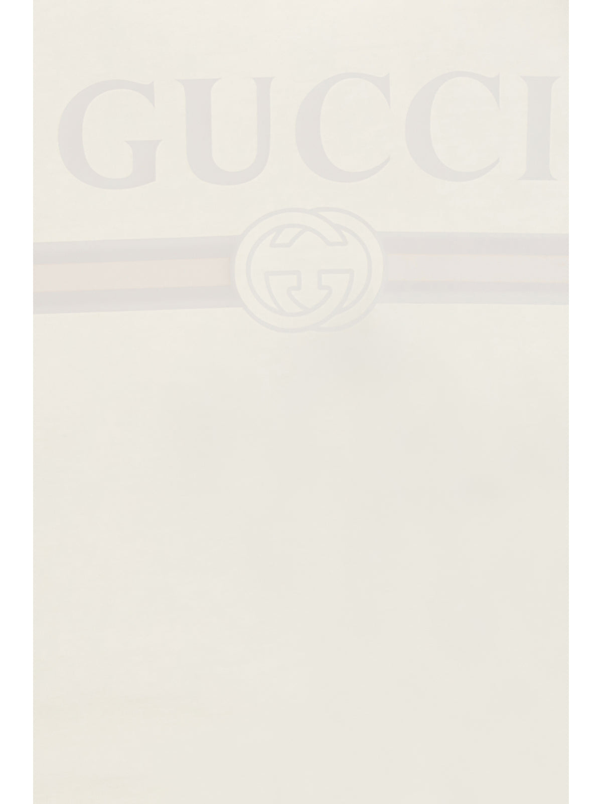 Gucci Logo T-shirt for Boy - Dusty White/Mc