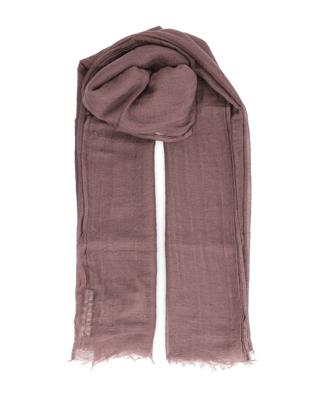 Rick Owens Wool And Cashmere Scarf - Brown