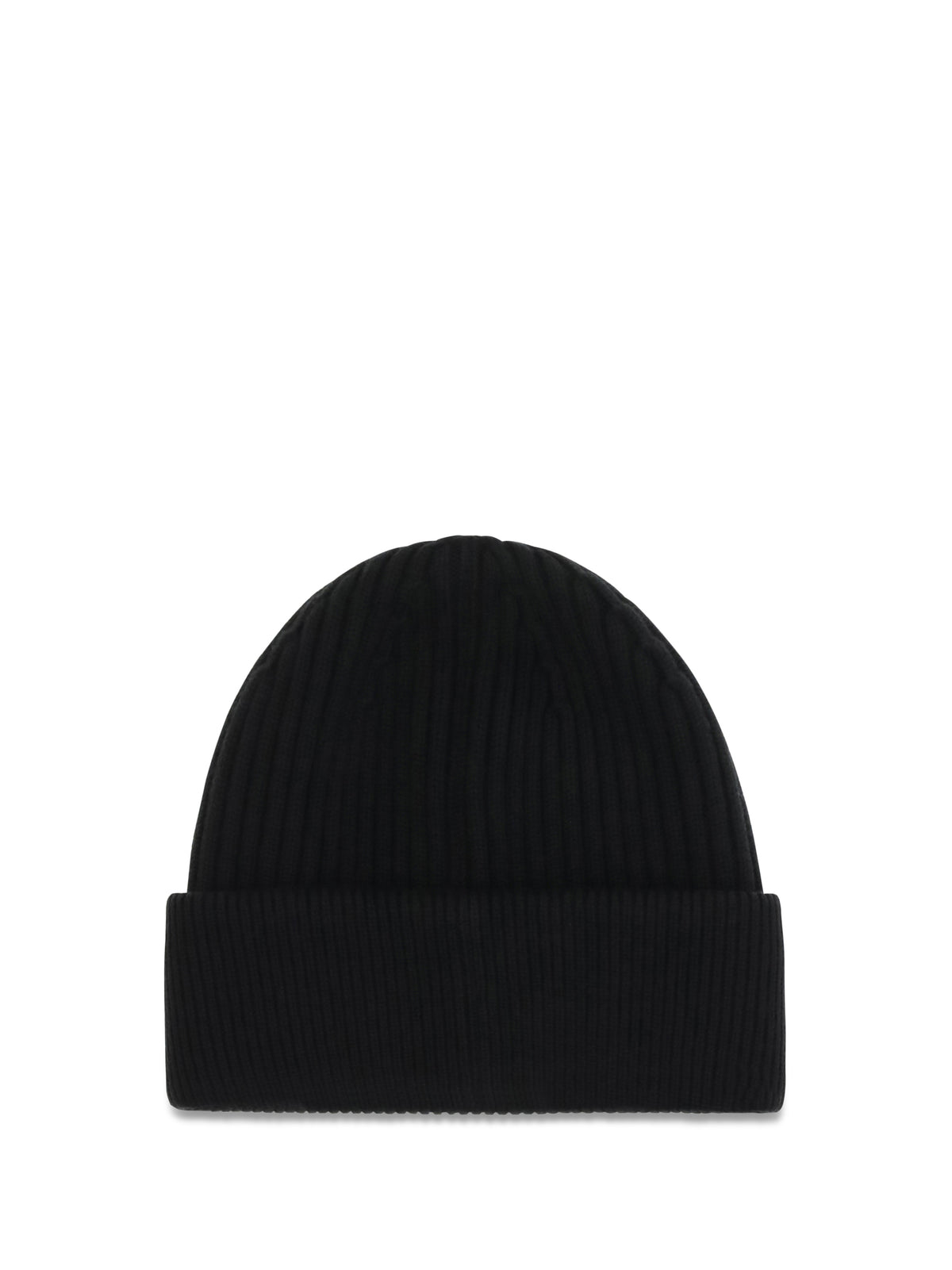 Dolce & Gabbana Logo English rib knit Beanie - Black