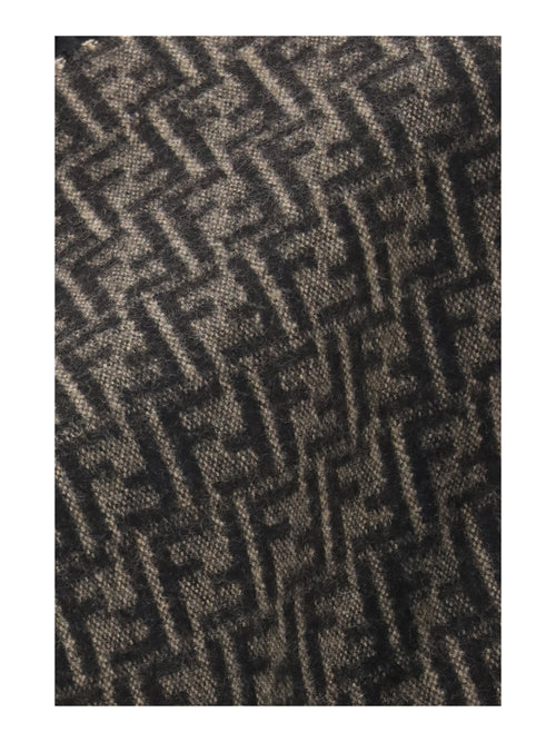 Fendi FF Zucca wool and cashmere Poncho - Tobacco Moro