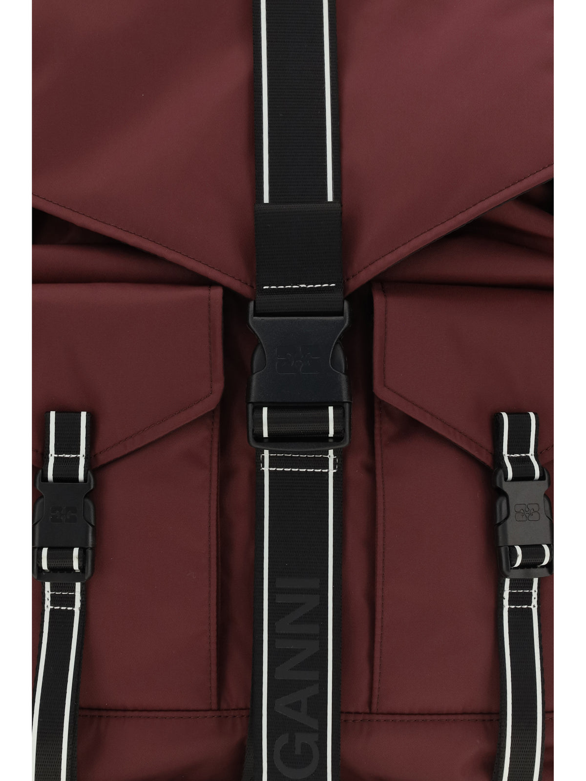 Ganni Re-Tech Backpack - Windsor Wine