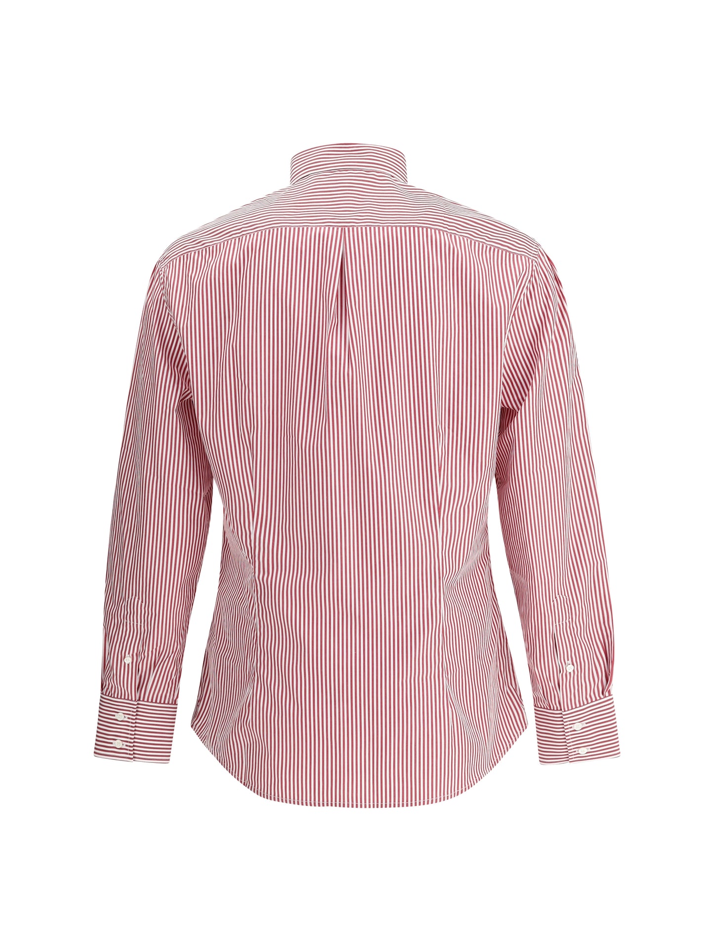 BRUNELLO CUCINELLI Striped long-sleeve Cotton Shirt