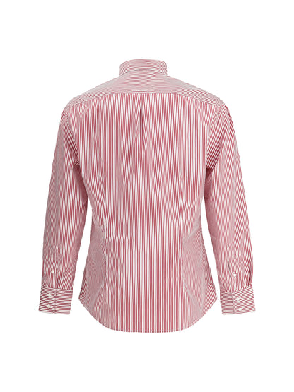 BRUNELLO CUCINELLI Striped long-sleeve Cotton Shirt