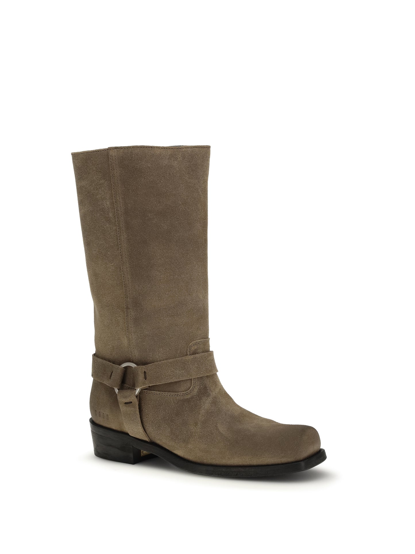 GOLDEN GOOSE Suede biker Boots