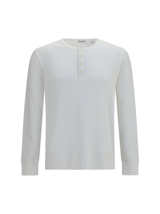 Burberry Long-sleeve cotton Top - Chalk