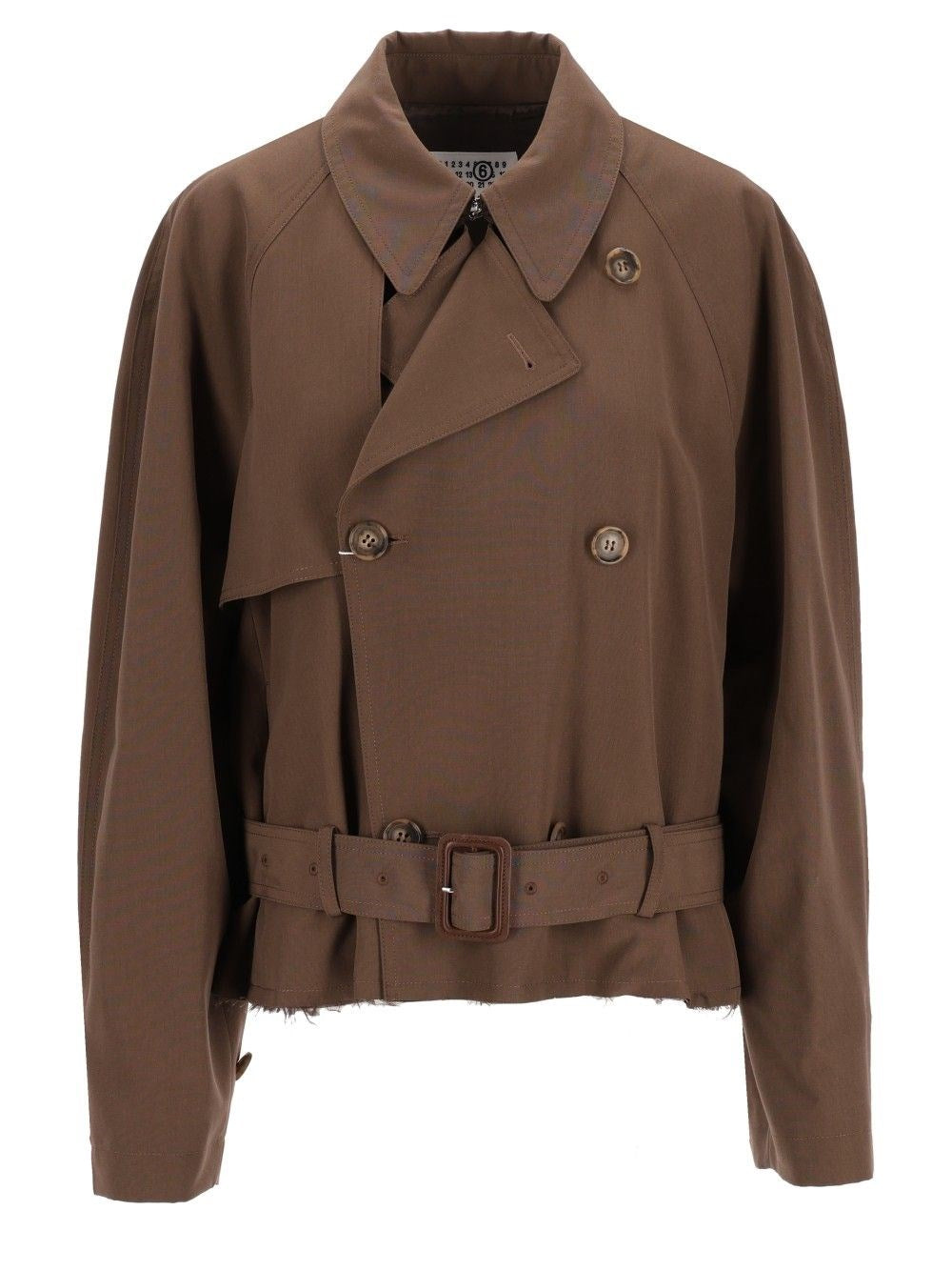 Mm6 Maison Margiela Short Jacket - Brown