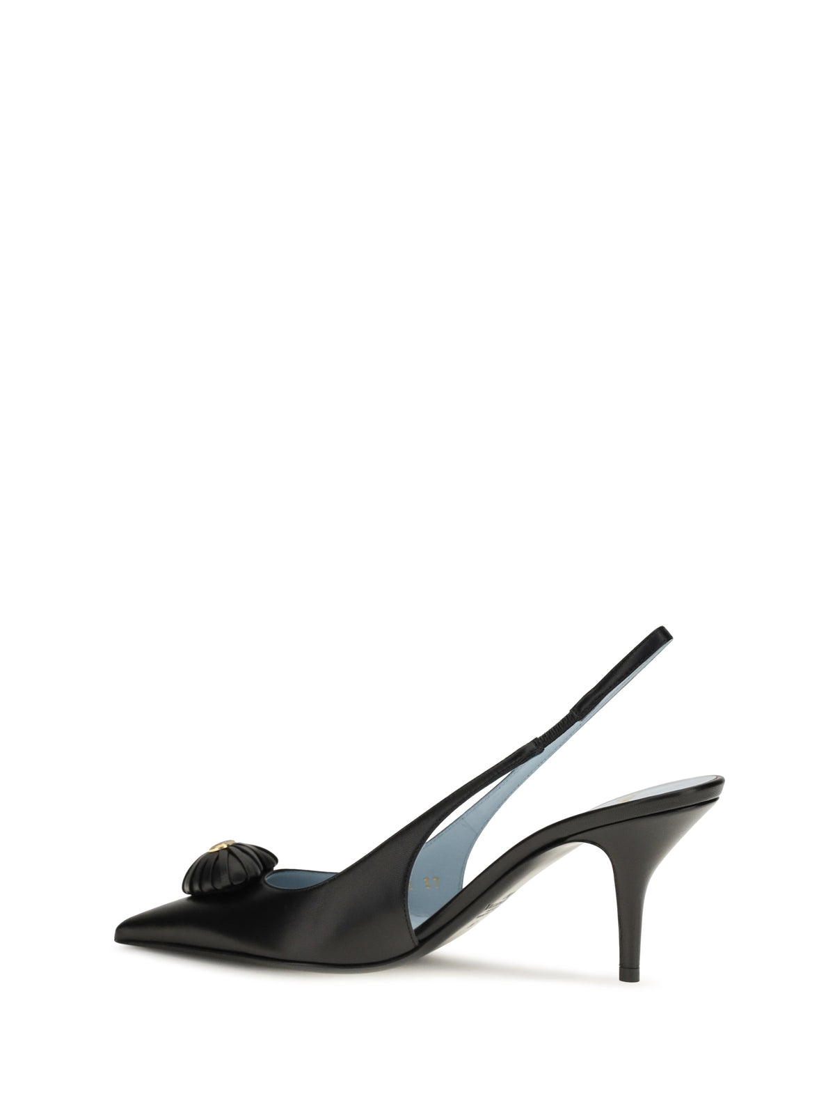 Valentino Garavani Coeur Royal Slingback leather Pumps - Black