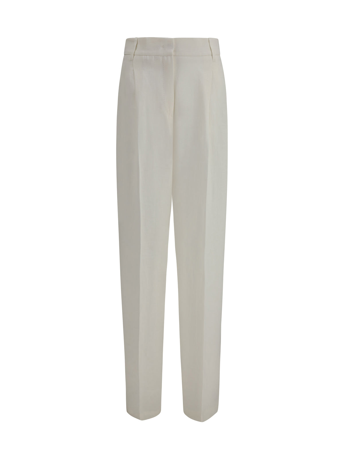 Max Mara Studio Mstsumero Pants in linen batavia - Natural