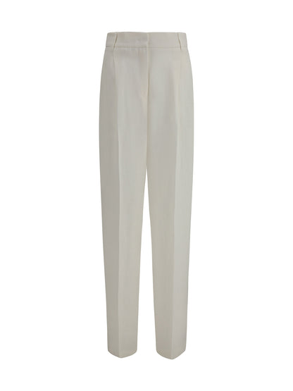 Max Mara Studio Mstsumero Pants in linen batavia - Natural