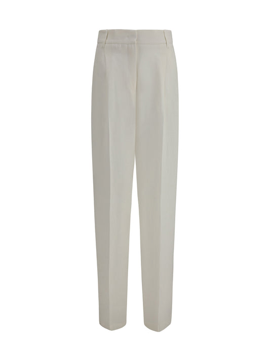 Max Mara Studio Mstsumero Pants in linen batavia - Natural