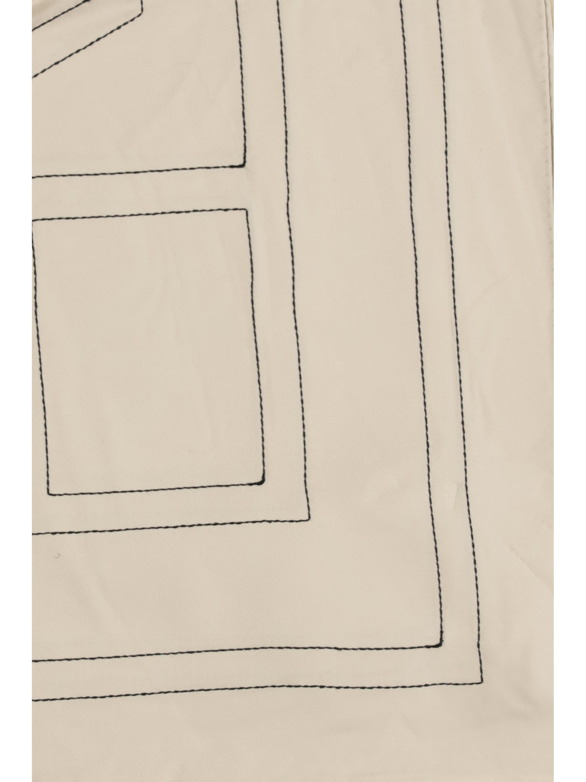 Toteme Silk Scarf with embroidery - Ivory